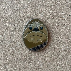 Star Wars mini Chewbacca egg pin.